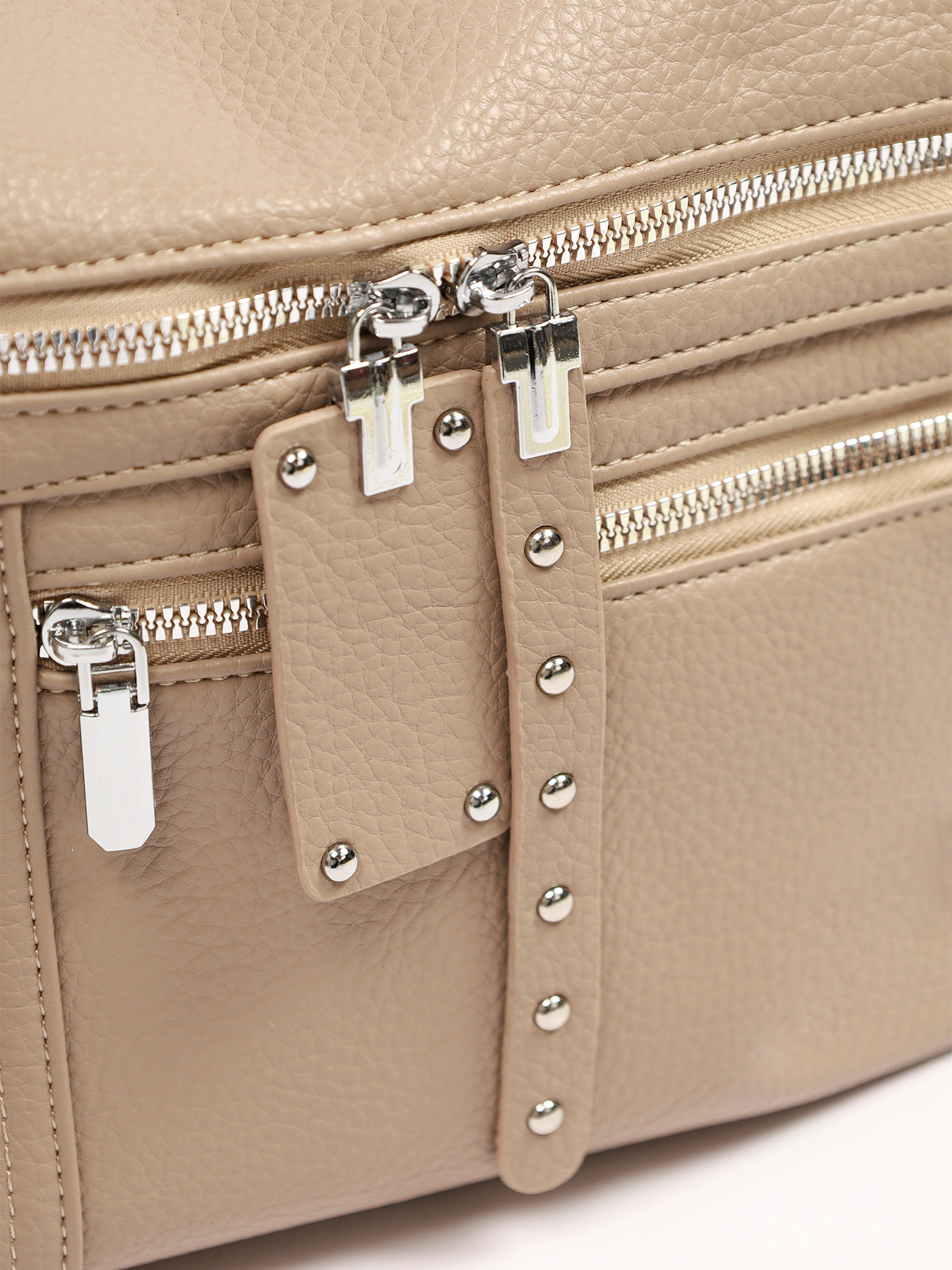 Сумка-шоппер с декоративными пуллерами в ассортименте